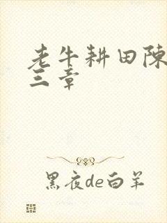 老牛耕田陈雪第三章