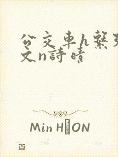 公交车h系列辣文n诗晴