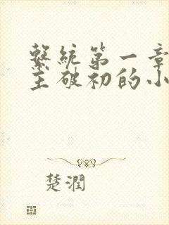 系统第一章给宿主破初的小说