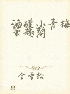 酒酿小青梅po笔趣阁
