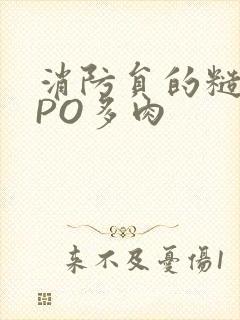 消防员的糙汉文PO多肉