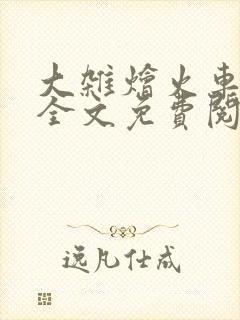 大杂烩火车小说全文免费阅读