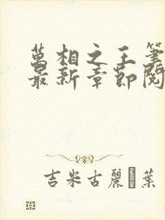 万相之王笔趣阁最新章节阅读