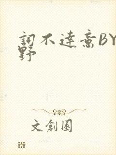 词不达意BY咩野