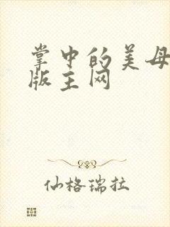 掌中的美母第一版主网