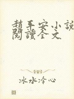 赵平安小说免费阅读全文