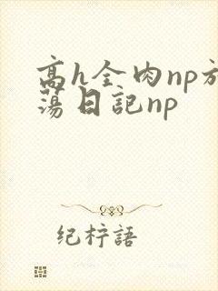 高h全肉np放荡日记np