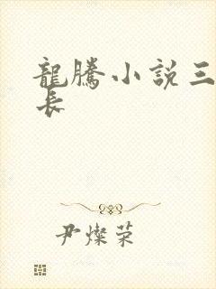 龙腾小说三宝局长
