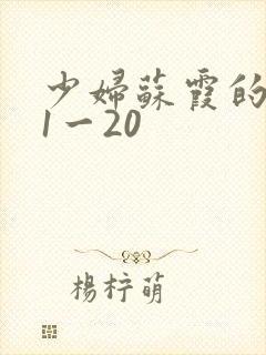 少妇苏霞的沉沦1一20