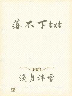 落不下txt
