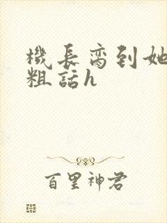 机长脔到她哭h粗话h