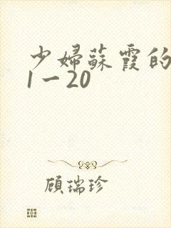 少妇苏霞的沉沦1一20