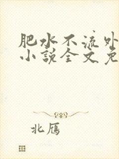 肥水不流外人田小说全文免费阅读全本免