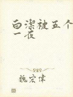 白洁被五个人玩一夜