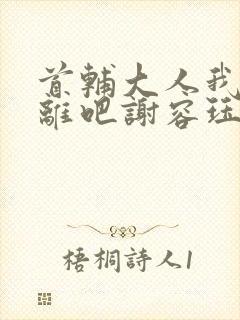 首辅大人我们和离吧谢容珏