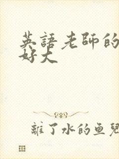 英语老师的兔子好大
