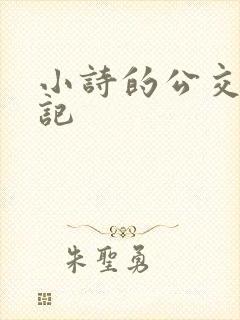 小诗的公交车日记