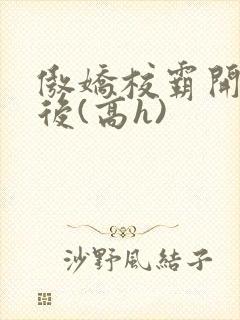 傲娇校霸开荤以后(高h)