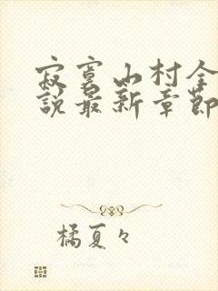 寂寞山村全部小说最新章节