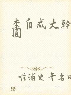 李自成大干陈圆圆