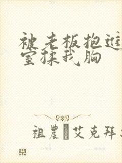 被老板抱进办公室揉我胸