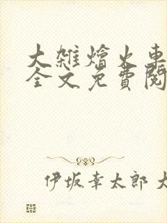 大杂烩火车小说全文免费阅读