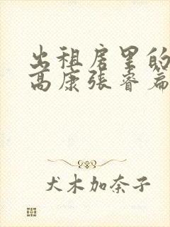 出租房里的交互高康张睿篇