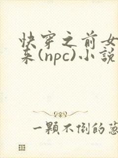 快穿之前女友归来(npc)小说免费阅读