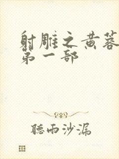 射雕之黄蓉新传第一部