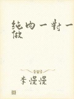 纯肉一对一到处做