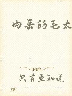 肉岳的毛太浓了