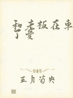 和老板在车里做了爱