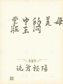 掌中的美母第一版主网