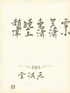 赵晓东吴雪晴郑伟王潇潇小说