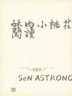 酥肉小桃花全文阅读