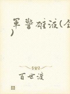 军警雄液(全篇)