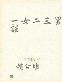 一女二三男事小说