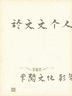 于文文个人简历