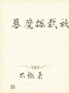 恶魔总裁放了我