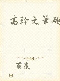 高干文笔趣阁