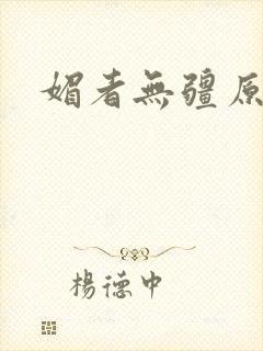 媚者无疆原著