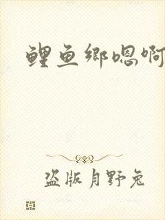 鲤鱼乡嗯啊