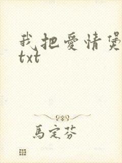 我把爱情煲成汤txt