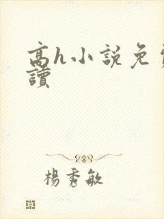 高h小说免费阅读