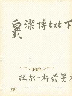白洁传txt下载