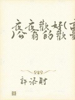 夜夜欢好(高h)公翁的欢爱