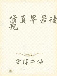 修真界最后一条龙