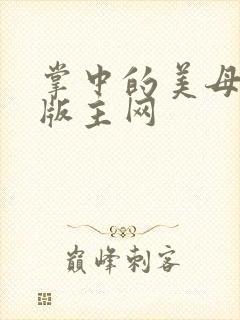 掌中的美母第一版主网