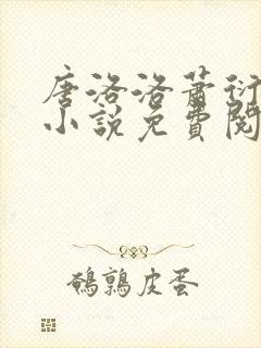 唐洛洛萧衍算命小说免费阅读