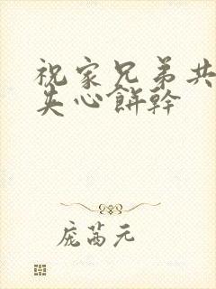 祝家兄弟共享后夹心饼干